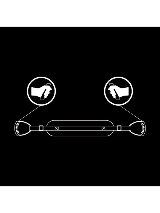 FETISH SUBMISSIVE - ARNÉS PARA HACERLO ESTILO PERRITO CON FORRO DE NEOPRENO