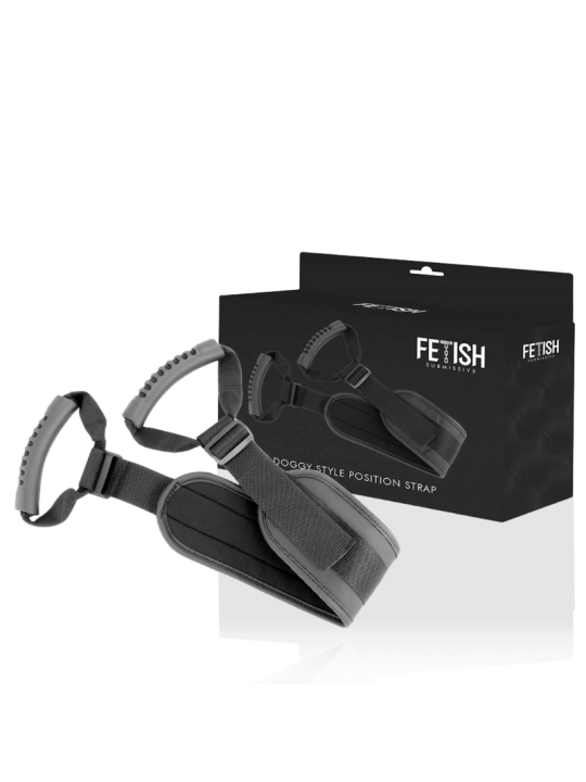 FETISH SUBMISSIVE - ARNÉS PARA HACERLO ESTILO PERRITO CON FORRO DE NEOPRENO