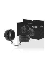 FETISH SUBMISSIVE - ESPOSAS CUERO VEGANO CON FORRO DE NEOPRENO