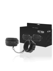FETISH SUBMISSIVE - ESPOSAS TOBILLOS CUERO VEGANO CON FORRO DE NEOPRENO