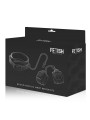 FETISH SUBMISSIVE - COLLAR Y ESPOSAS CUERO VEGANO CON FORRO DE NEOPRENO
