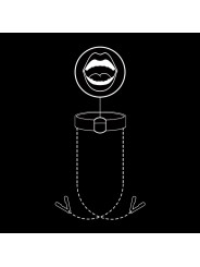 FETISH SUBMISSIVE - ANILLA MORDAZA CON PINZAS PARA PEZONES