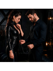 FETISH SUBMISSIVE - COLLAR CON CADENA CON FORRO DE NEOPRENO