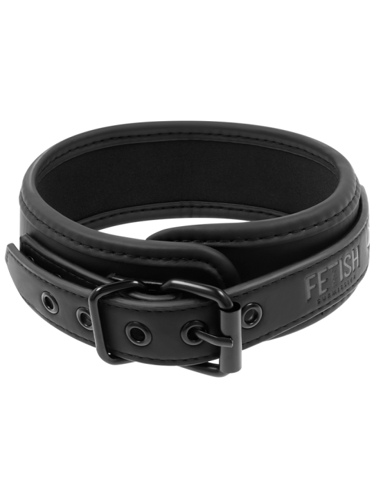 FETISH SUBMISSIVE - COLLAR CON CADENA CON FORRO DE NEOPRENO