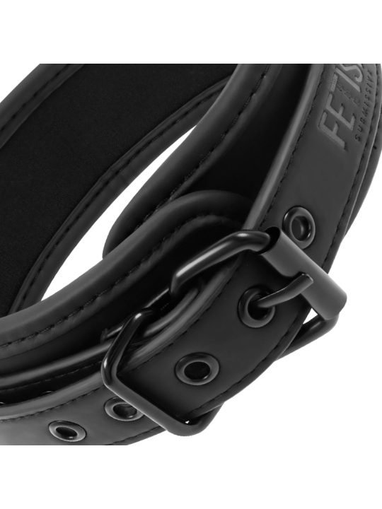 FETISH SUBMISSIVE - COLLAR CON CADENA CON FORRO DE NEOPRENO