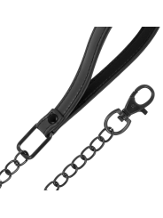 FETISH SUBMISSIVE - COLLAR CON CADENA CON FORRO DE NEOPRENO