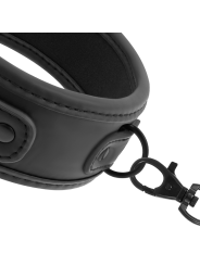 FETISH SUBMISSIVE - COLLAR CON CADENA CON FORRO DE NEOPRENO