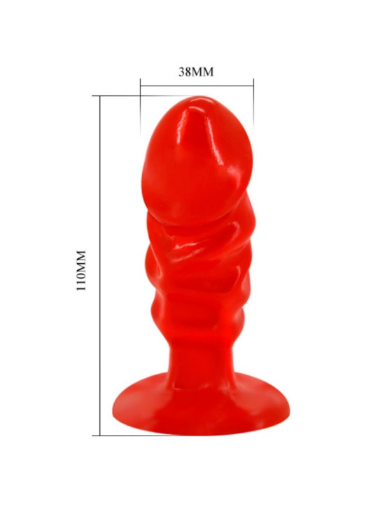 BAILE - PLUG ANAL UNISEX CON VENTOSA