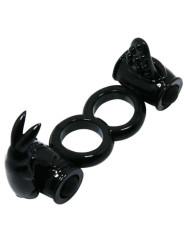 BAILE - SWEET RING ANILLO DOBLE CON RABBIT DOBLE