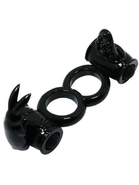 BAILE - SWEET RING ANILLO DOBLE CON RABBIT DOBLE