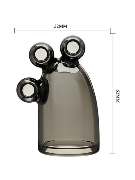 BAILE - FUNDA VIBRADORA VIBRATING CRYSTAL CAP II