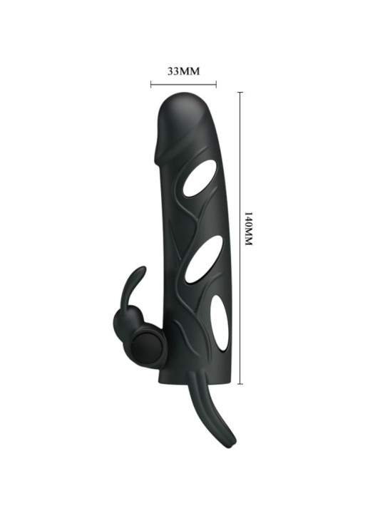 PRETTY LOVE - FUNDA SILICONA CON VIBRACIÓN 14 CM 2.0