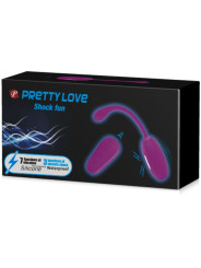 PRETTY LOVE - SHOCK FUN HUEVO VIBRADOR Y ELECTROSHOCK