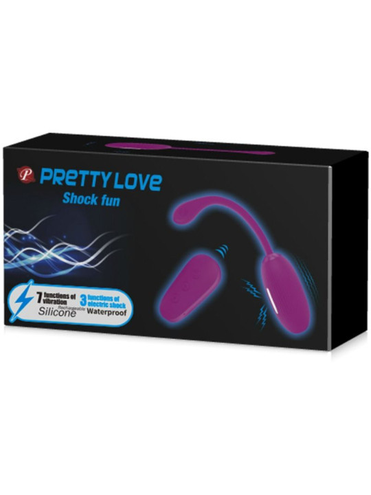 PRETTY LOVE - SHOCK FUN HUEVO VIBRADOR Y ELECTROSHOCK