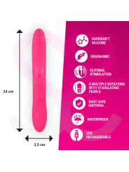 MORESSA - SOMER ROTADOR PERLADO Y POTENTE VIBRACIÓN SILICONA PREMIUM