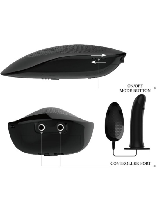 PRETTY LOVE - MARVIN STRAP ON CON VIBRACIÓN Y DILDO HUECO