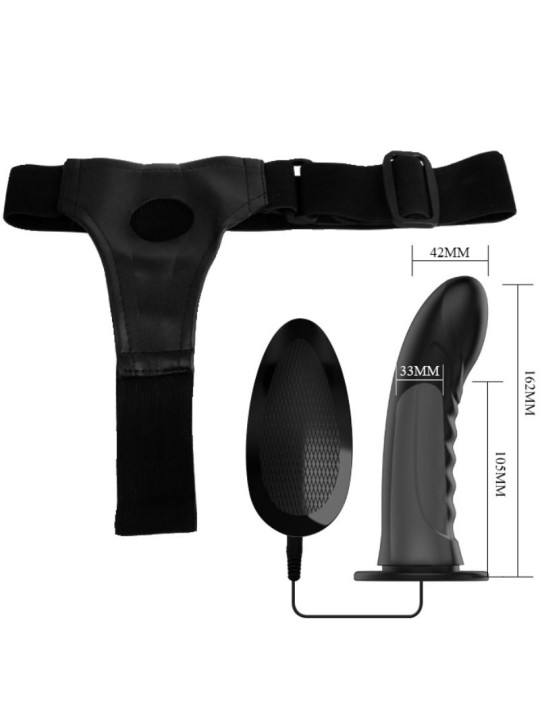 PRETTY LOVE - MARVIN STRAP ON CON VIBRACIÓN Y DILDO HUECO