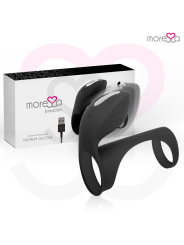 MORESSA - BRANDON POTENTE ANILLO VIBRADOR CON FUNDA DE ENGROSAMIENTO MASCULINO