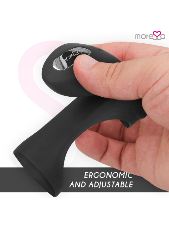 MORESSA - BRANDON POTENTE ANILLO VIBRADOR CON FUNDA DE ENGROSAMIENTO MASCULINO