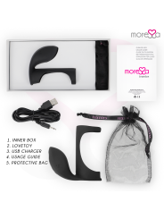 MORESSA - BRANDON POTENTE ANILLO VIBRADOR CON FUNDA DE ENGROSAMIENTO MASCULINO