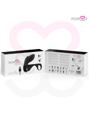 MORESSA - BRANDON POTENTE ANILLO VIBRADOR CON FUNDA DE ENGROSAMIENTO MASCULINO