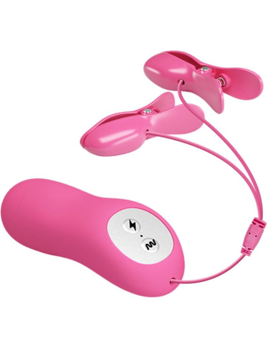 BAILE - ROMANTIC WAVE PIZAS CON VIBRACIÓN Y ELECTROSHOCK FUCSIA