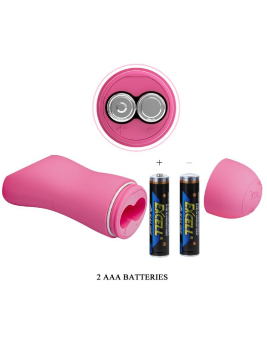 BAILE - ROMANTIC WAVE PIZAS CON VIBRACIÓN Y ELECTROSHOCK FUCSIA
