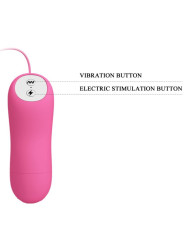 BAILE - ROMANTIC WAVE PIZAS CON VIBRACIÓN Y ELECTROSHOCK FUCSIA