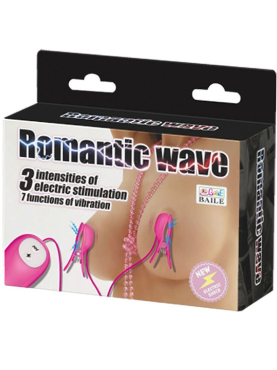 BAILE - ROMANTIC WAVE PIZAS CON VIBRACIÓN Y ELECTROSHOCK FUCSIA