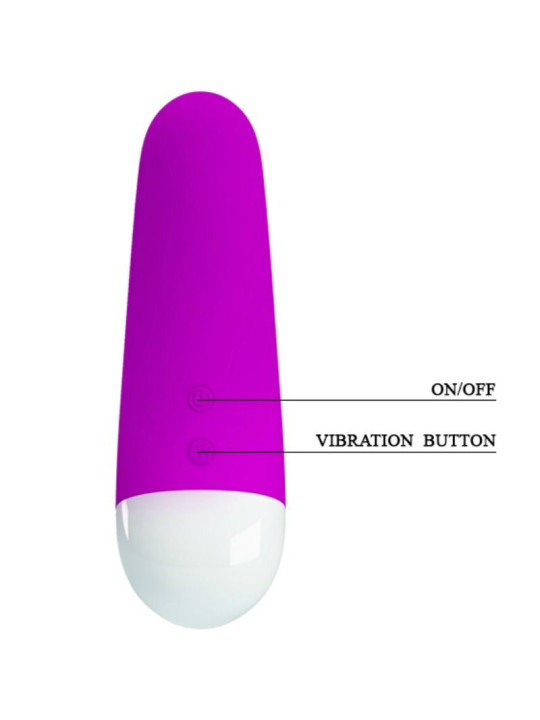 PRETTY LOVE - LUTHER MINI VIBRADOR 30 MODOS VIBRACIÓN