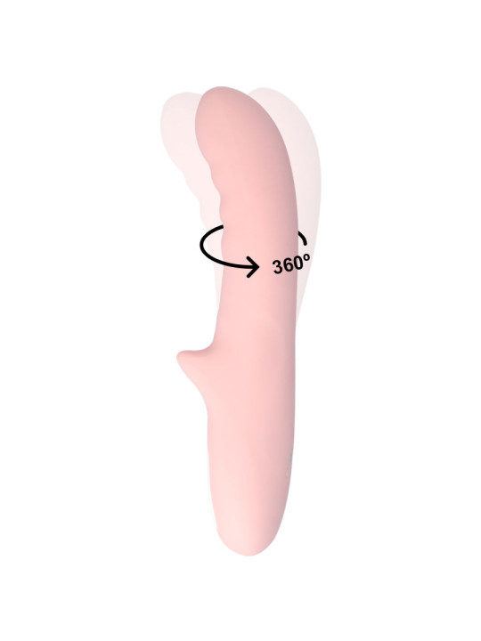MIA Pisa con el icono de 360º que ilustra la rotación completa del cuerpo del vibrador