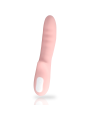 Vibrador de punto G MIA Pisa de frente, con los dos botones blancos en la base del mango