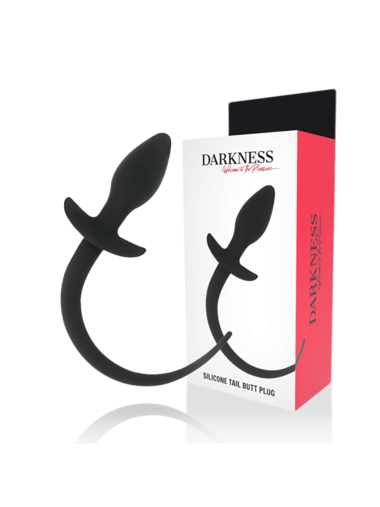 DARKNESS - PLUG ANAL 28 CM SILICONA NEGRO