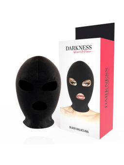 DARKNESS - BDSM MÁSCARA SUMISIÓN BOCA Y OJOS NEGRO