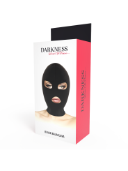 DARKNESS - BDSM MÁSCARA SUMISIÓN BOCA Y OJOS NEGRO