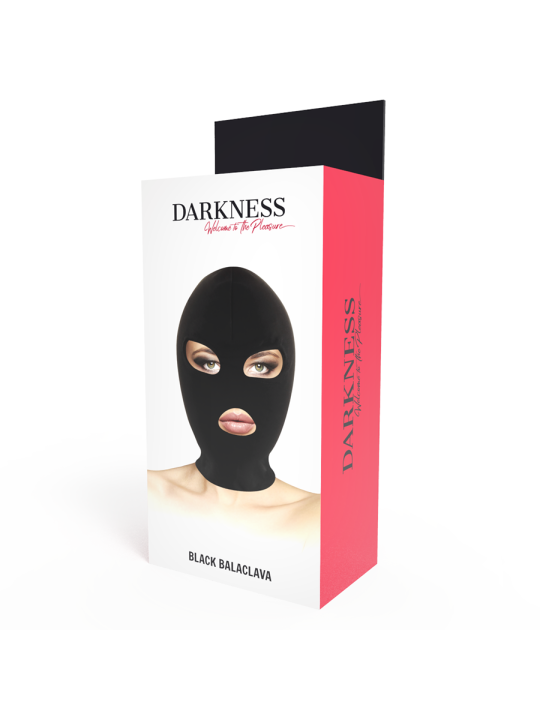 DARKNESS - BDSM MÁSCARA SUMISIÓN BOCA Y OJOS NEGRO