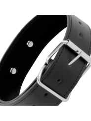 DARKNESS - COLLAR DE POSTURA CON CADENA LEATHER