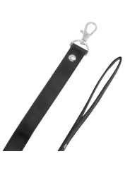DARKNESS - COLLAR DE POSTURA CON CADENA LEATHER
