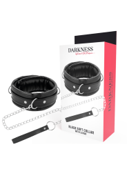 DARKNESS - COLLAR CON CADENA SOFT LEATHER