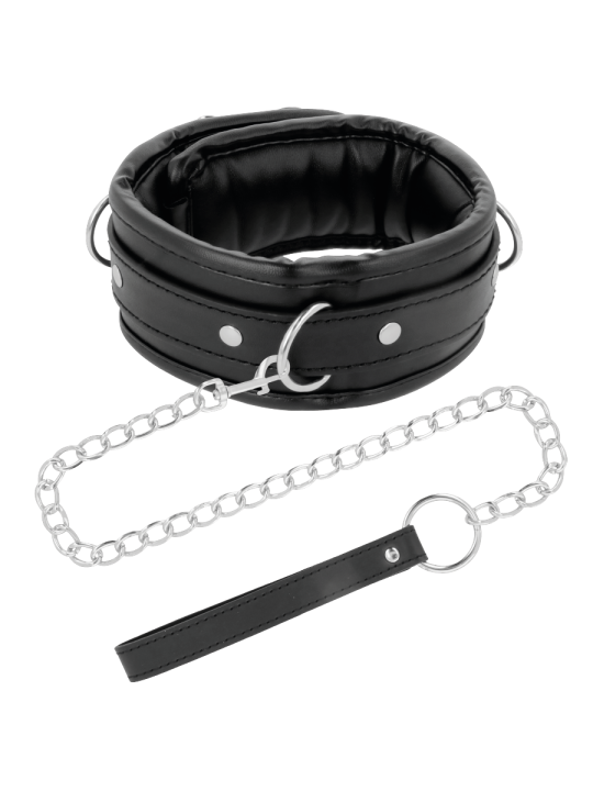 DARKNESS - COLLAR CON CADENA SOFT LEATHER