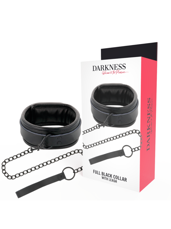 DARKNESS - COLLAR CON CADENA NEGRO