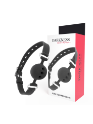 DARKNESS - MORDAZA TRANSPIRABLE SILICONA NEGRO