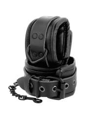 DARKNESS - ESPOSAS AJUSTABLES MANOS LEATHER NEGRO