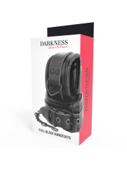 DARKNESS - ESPOSAS AJUSTABLES MANOS LEATHER NEGRO