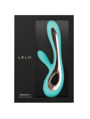 LELO - SORAYA 2 VIBRADOR RABBIT VERDE AGUA