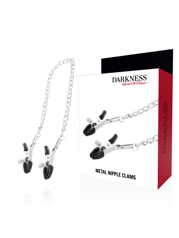 DARKNESS - PINZAS AJUSTABLES PARA PEZONES AJUSTABLES METAL