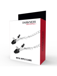DARKNESS - PINZAS AJUSTABLES PARA PEZONES AJUSTABLES METAL