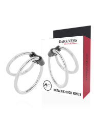 DARKNESS - ANILLA METAL DOBLE PARA EL PENE