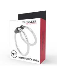DARKNESS - ANILLA METAL DOBLE PARA EL PENE
