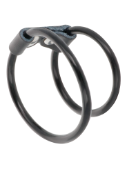 DARKNESS - ANILLA FLEXIBLE DOBLE PARA EL PENE